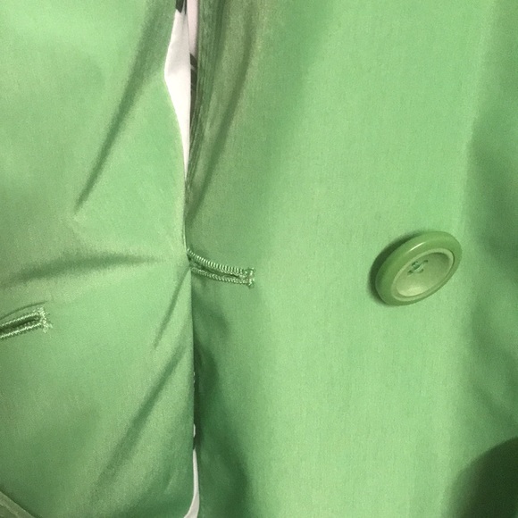 Beautiful green 😄Relativity😃trench coat size large for women - Picture 14 of 16
